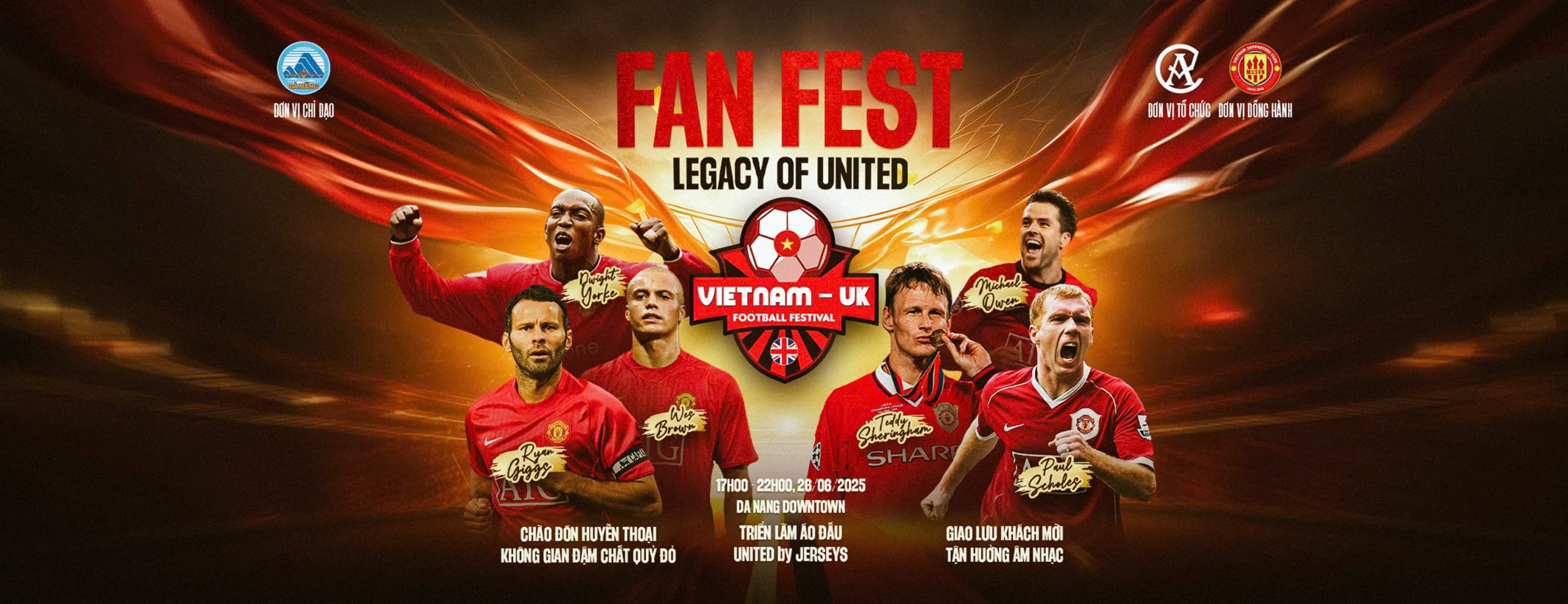 FAN FEST | Chào đón các huyền thoại Man Utd đến Việt Nam